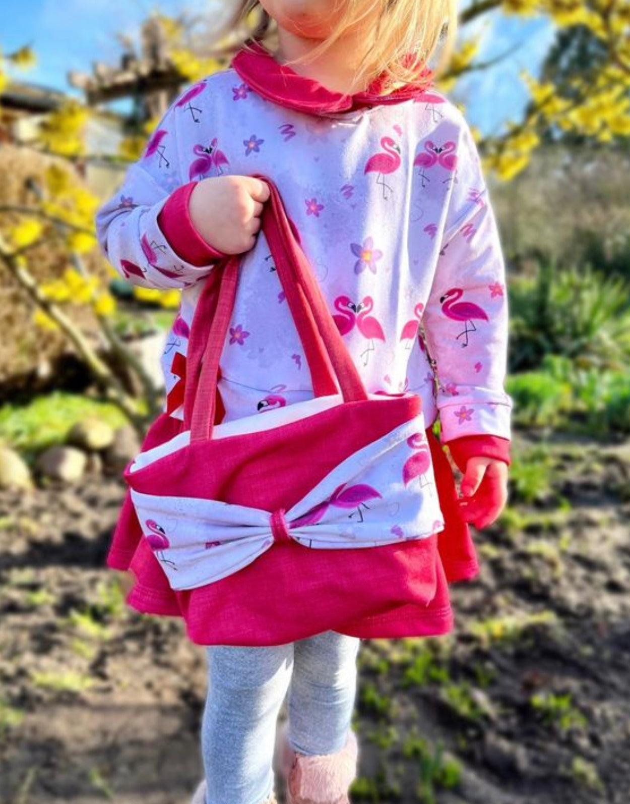 Flamingo Stoff Eigenproduktion Dauervorbestellung